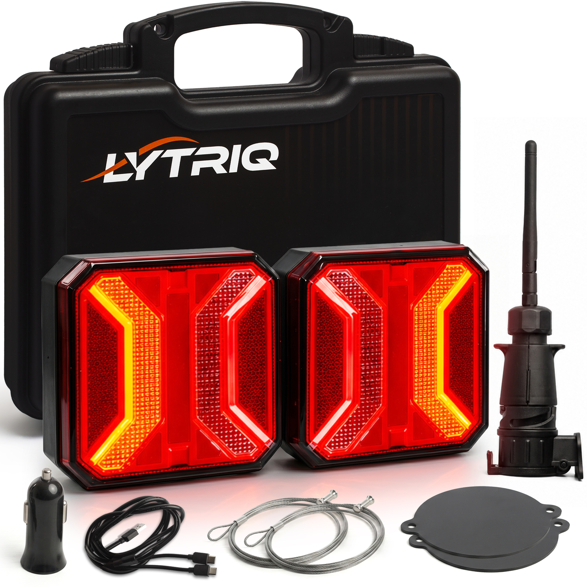 Feu LED LYTRIQ fixé sur remorque